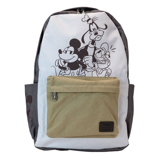 Disney by Loungefly Full-Size Nylon Rucksack Mickey and Friends Canvas  - Versand: 5-7 Tage nach Bestellung