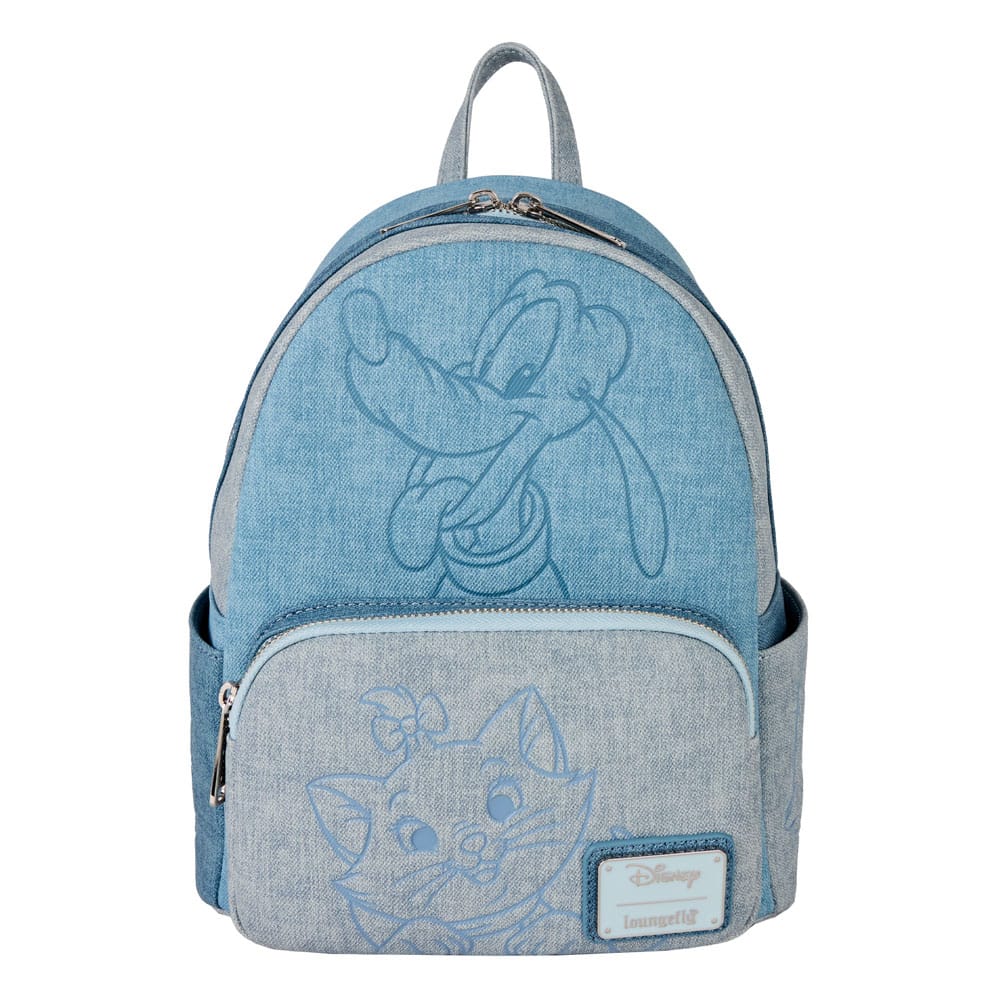 Disney by Loungefly Rucksack Mini Faux Denim Dogs & Cats - Versand: 5-7 Tage nach Bestellung