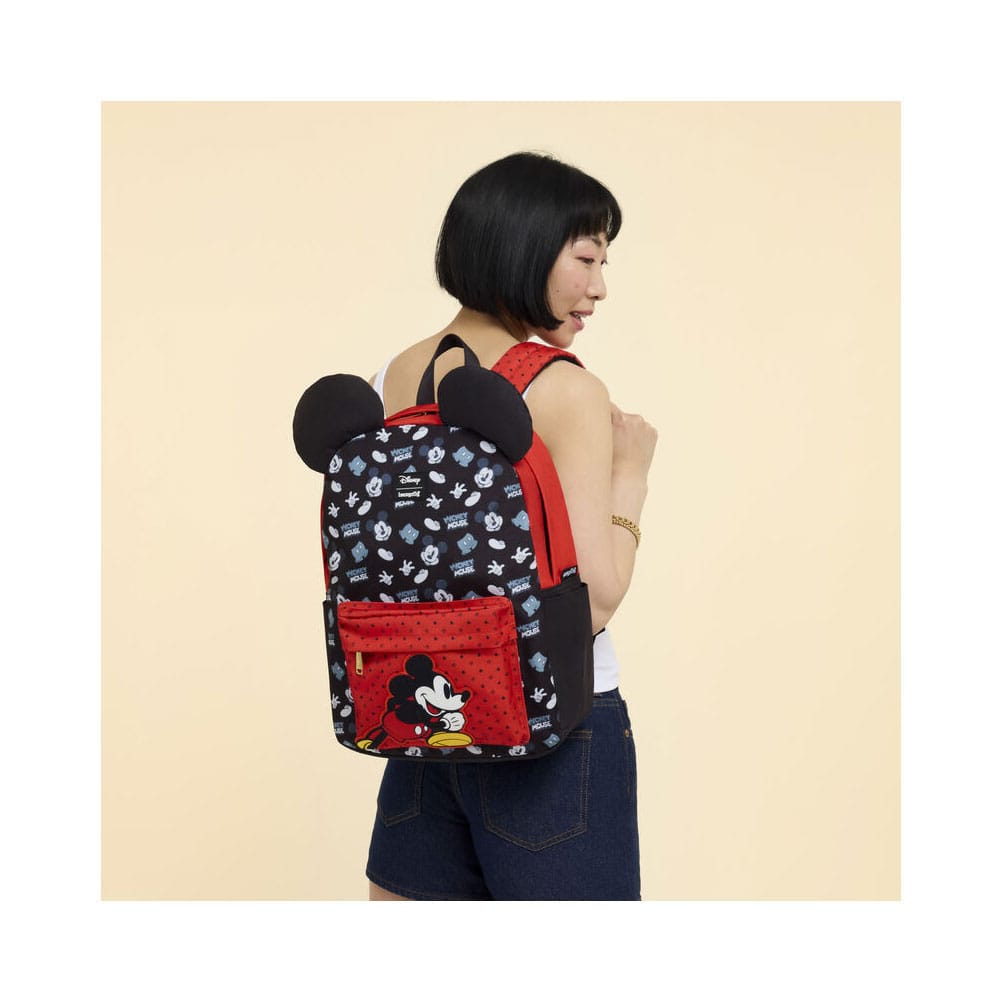 Disney by Loungefly Full-Size Nylon Rucksack Mickey Mouse - Versand: 5-7 Tage nach Bestellung