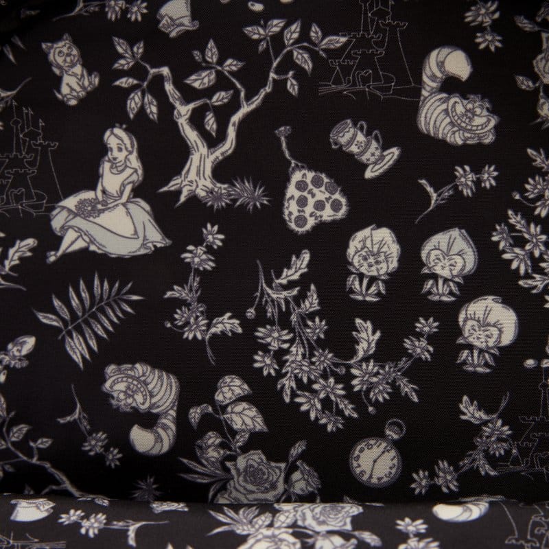 Alice in Wonderland Embroidered Floral Mini Backpack - Versand: 7 Tage nach Bestellung