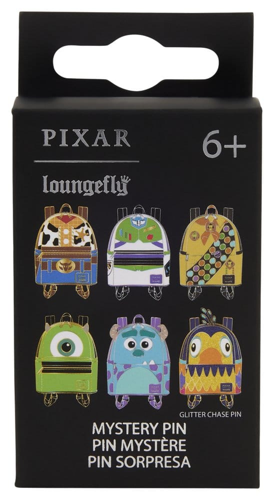 Disney/Pixar by Loungefly Ansteck-Pins Mini Backpack Blind Box Sortiment (12) - Preorder - ETA: 20.10.2026