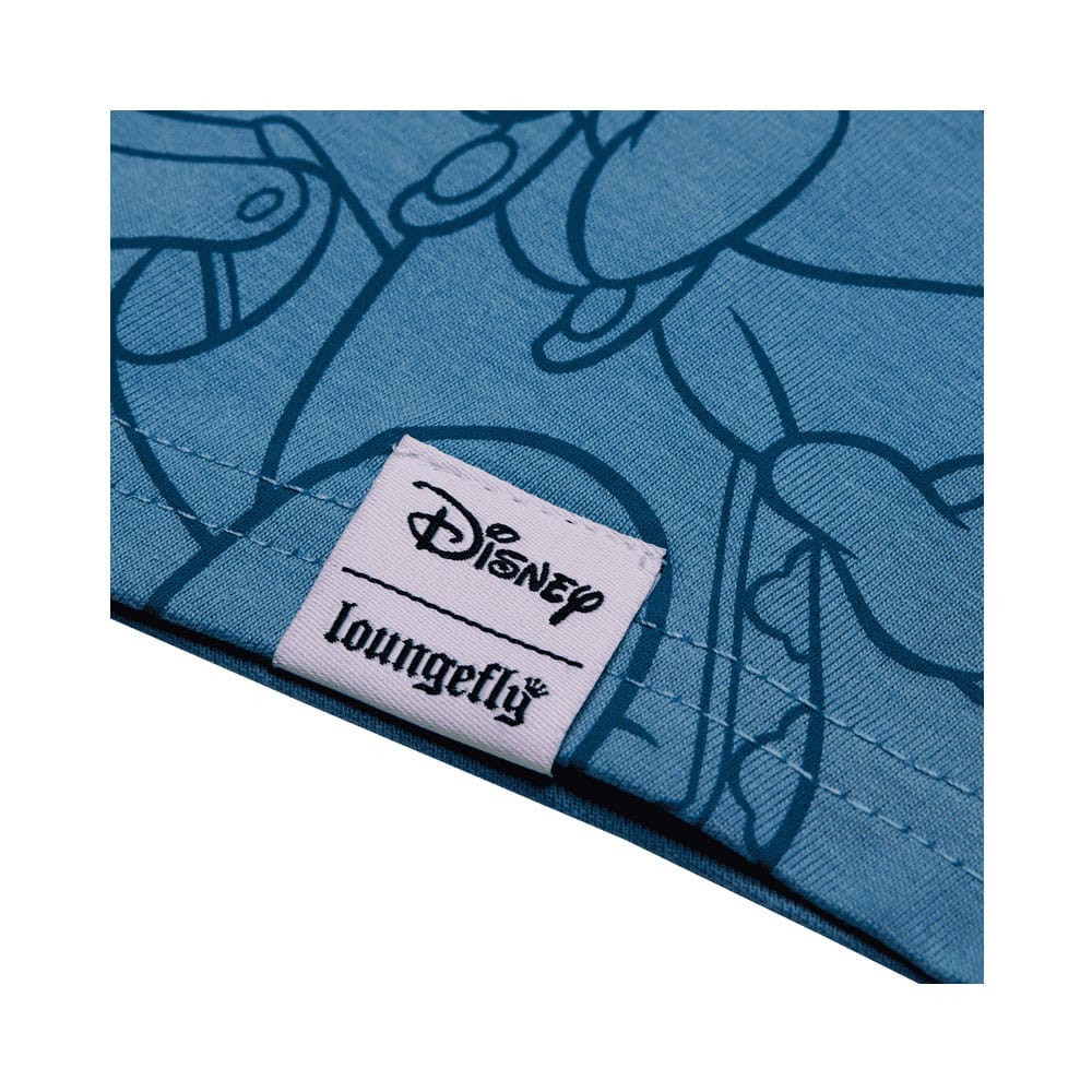 Pinocchio by Loungefly Tee T-Shirt Unisex Blue Fairy Shirred Raglan Größe L - Versand: 5-7 Tage nach Bestellung