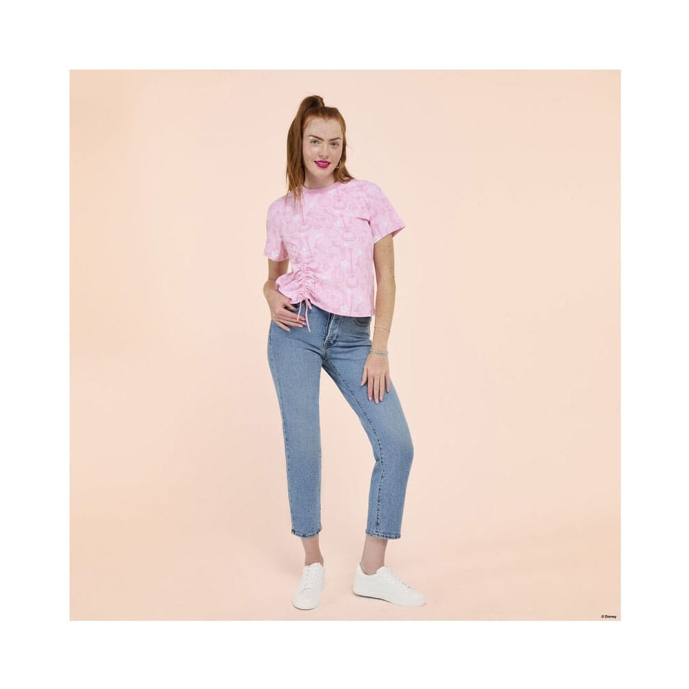 Disney by Loungefly Tee T-Shirt Unisex Hannah Montana Shirred Hem Größe XL - Versand: 5-7 Tage nach Bestellung
