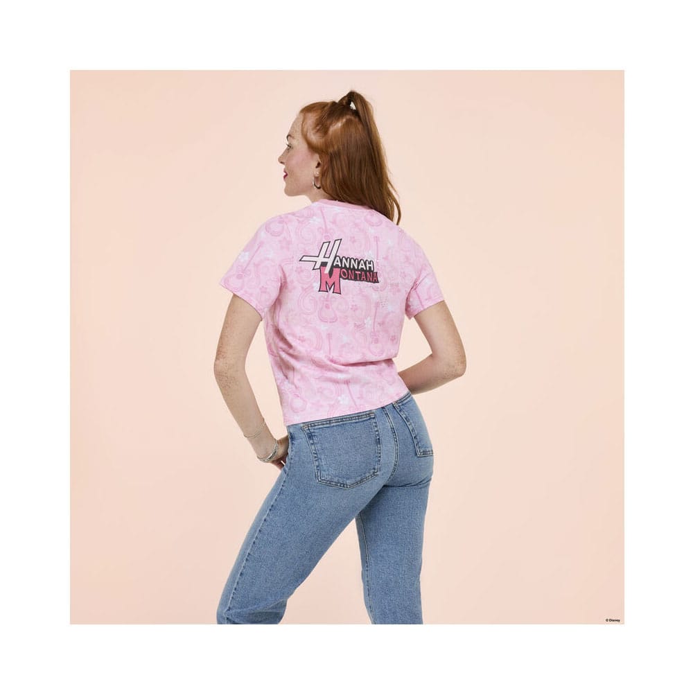 Disney by Loungefly Tee T-Shirt Unisex Hannah Montana Shirred Hem Größe XL - Versand: 5-7 Tage nach Bestellung