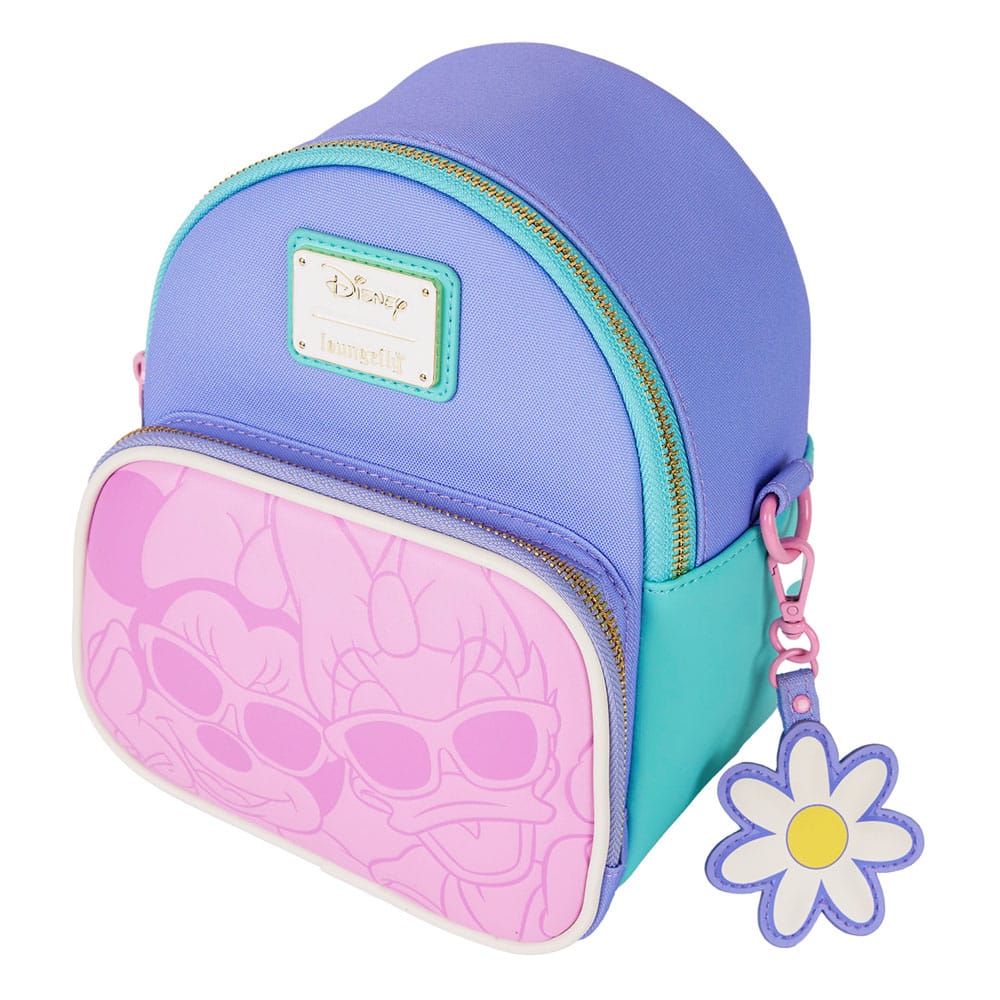 Disney by Loungefly Rucksack Mini Daisy Duck & Minnie Mouse Convertible - Versand: 5-7 Tage nach Bestellung