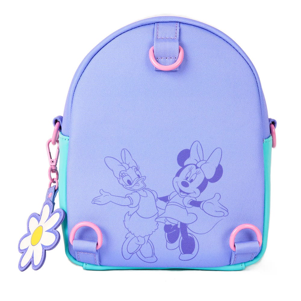 Disney by Loungefly Rucksack Mini Daisy Duck & Minnie Mouse Convertible - Versand: 5-7 Tage nach Bestellung