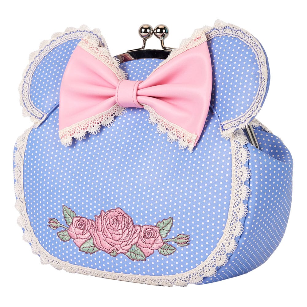 Disney by Loungefly Umhängetasche Minnie Floral and Lace Kisslock - Versand: 5-7 Tage nach Bestellung