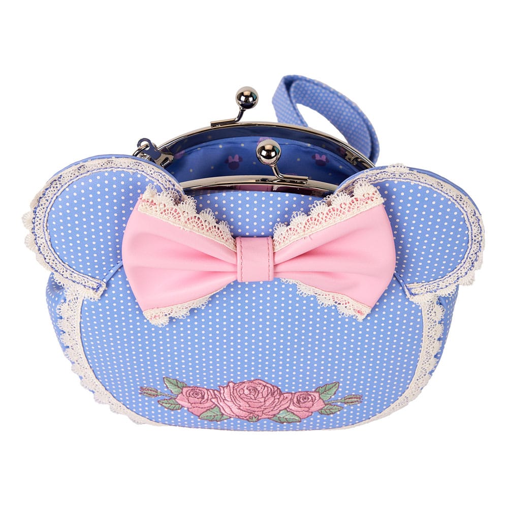 Disney by Loungefly Umhängetasche Minnie Floral and Lace Kisslock - Versand: 5-7 Tage nach Bestellung