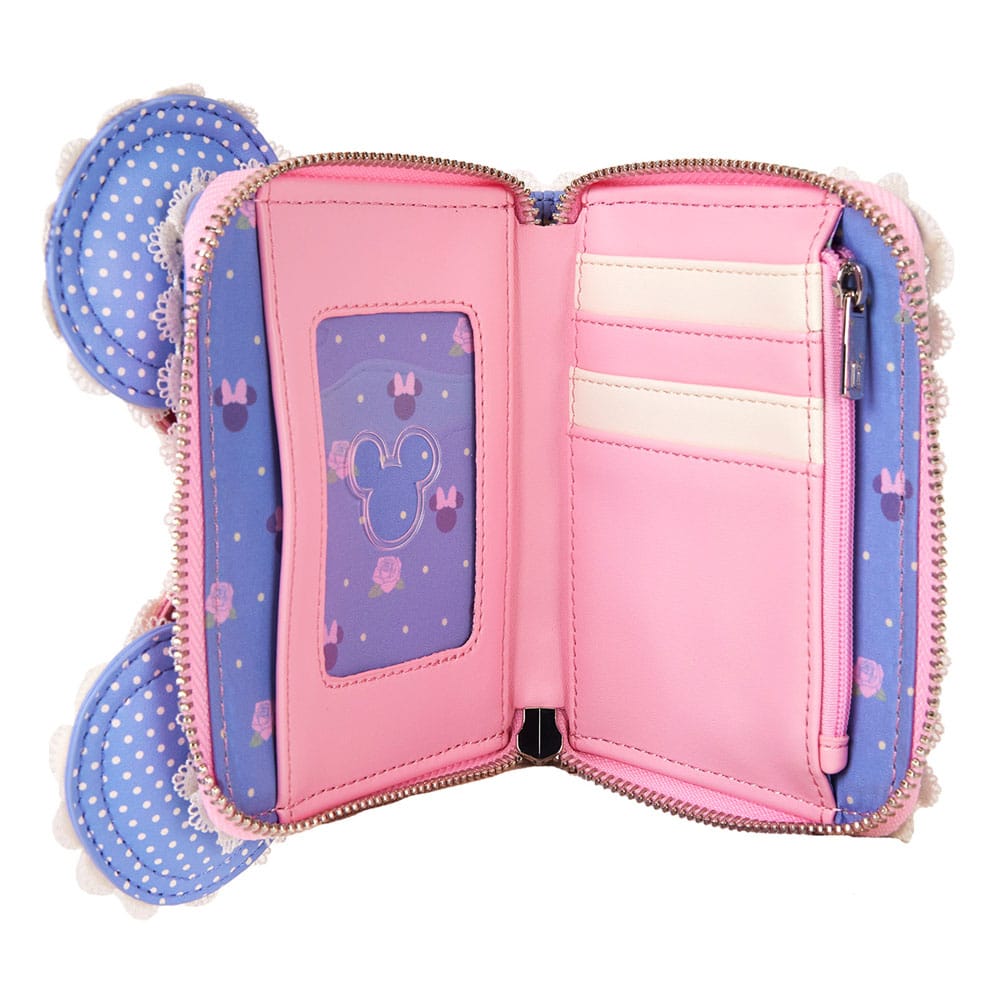 Disney by Loungefly Geldbeutel Minnie Floral and Lace Ears - Versand: 5-7 Tage nach Bestellung