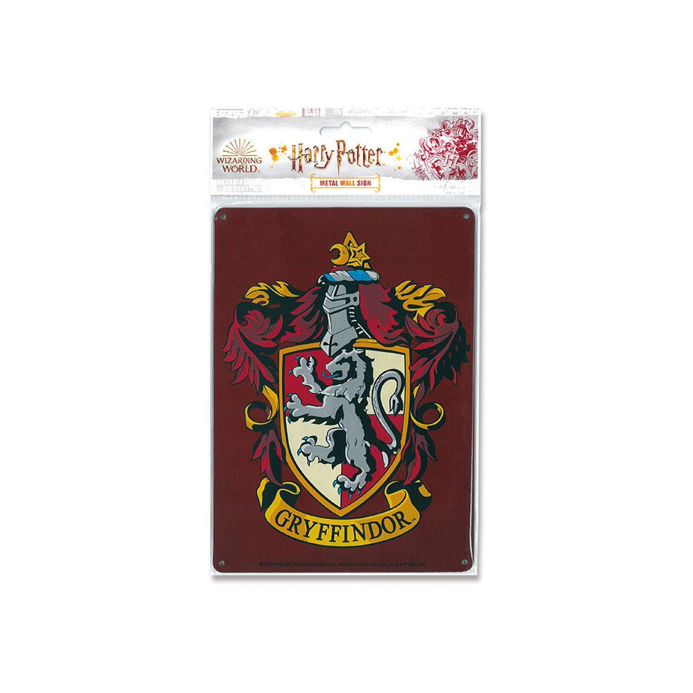 Harry Potter Blechschild Gryffindor 15 x 21 cm - Versand: 5-7 Tage nach Bestellung