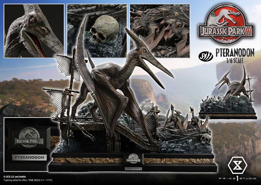 Jurassic Park III Legacy Museum Collection Statue 1/6 Pteranodon Bonus Version 68 cm - Preorder - ETA: 25.04.2026