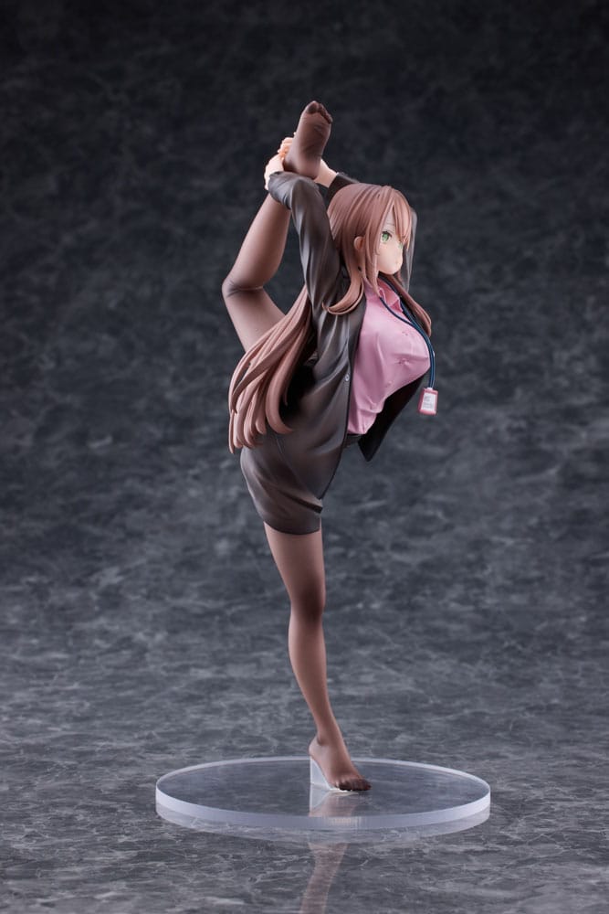 Original Character PVC Statue 1/6 OL-chan Who Doesn't Want to Go to Work Pink Ver. 26 cm - Versand: 5-7 Tage nach Bestellung