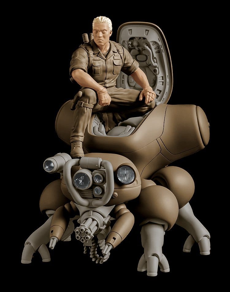 Ghost in the Shell PLAMAX minimum factory Plastic Model Kit Batou mit Fuchikoma 8 cm - Preorder - ETA: 24.12.2026