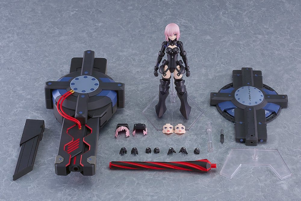 Fate/Grand Order Plamatea Plastic Model Kit Shielder/Mash Kyrielight (Ortinax) Black Barrel Edition 17 cm - Preorder - ETA: 25.06.2027