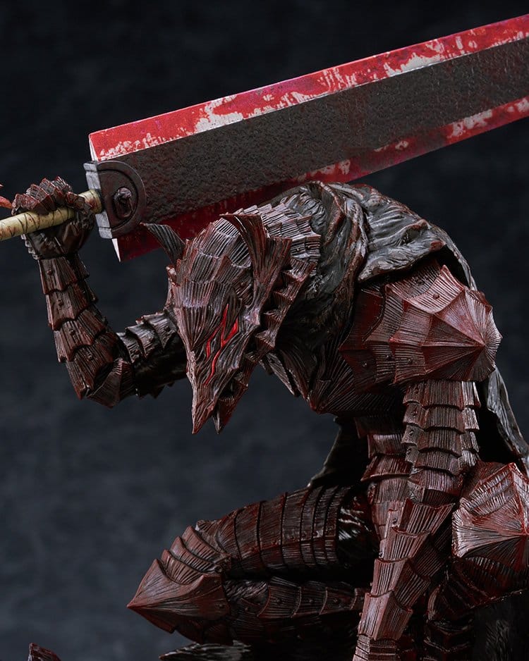 Berserk Pop Up Parade PVC Figur Guts (Berserker Armor): Bloody Paint Ver. L Size 28 cm - Preorder - ETA: 23.07.2027