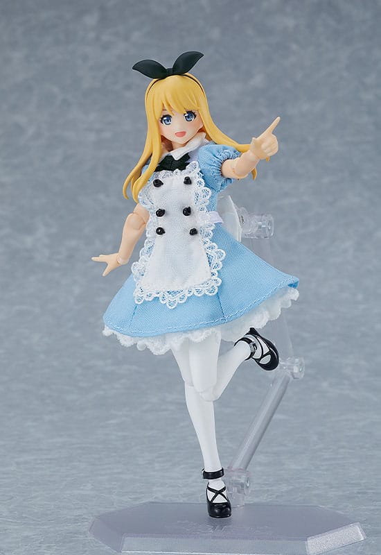 Original Character Figma Actionfigur Female Body (Alice) with Dress and Apron Outfit 13 cm - Versand: 5-7 Tage nach Bestellung