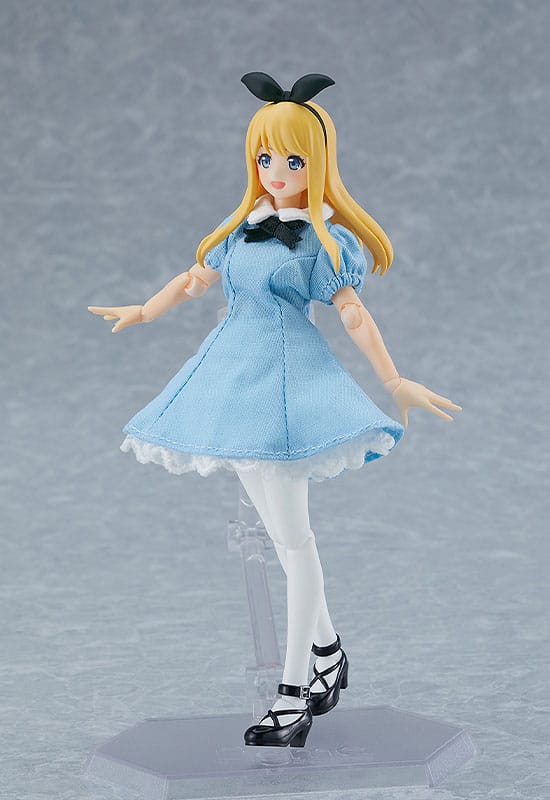 Original Character Figma Actionfigur Female Body (Alice) with Dress and Apron Outfit 13 cm - Versand: 5-7 Tage nach Bestellung