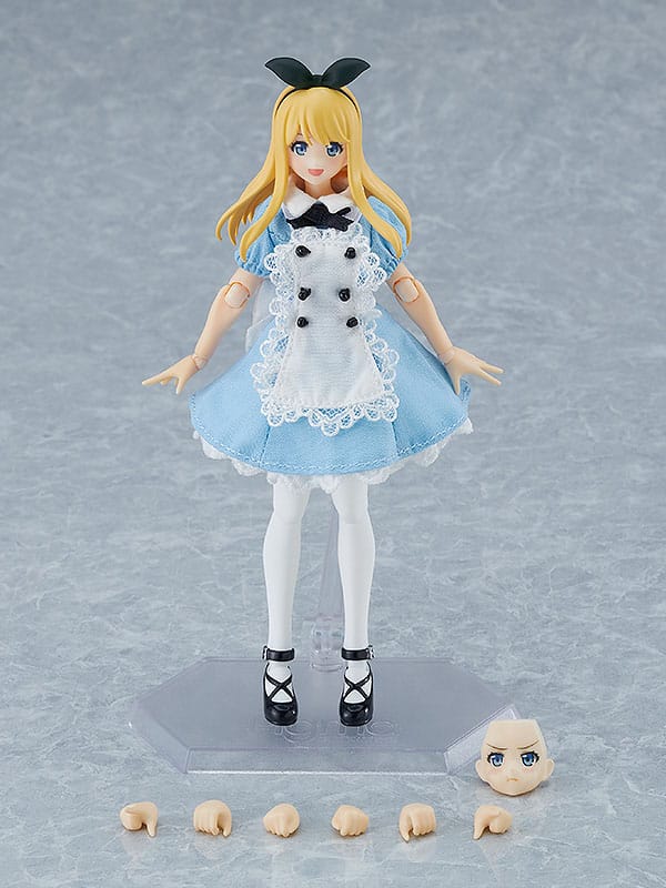 Original Character Figma Actionfigur Female Body (Alice) with Dress and Apron Outfit 13 cm - Versand: 5-7 Tage nach Bestellung