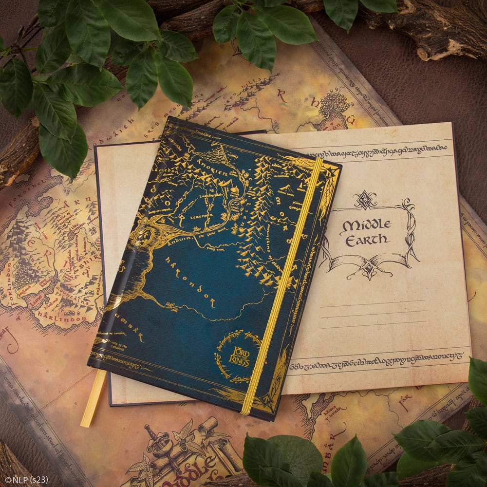 Herr der Ringe Notizbuch Map of Middle Earth - Preorder - ETA: 18.10.2025