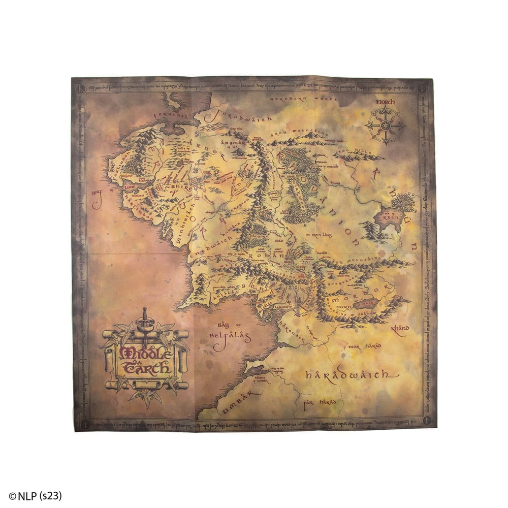 Herr der Ringe Notizbuch Map of Middle Earth - Preorder - ETA: 18.10.2025
