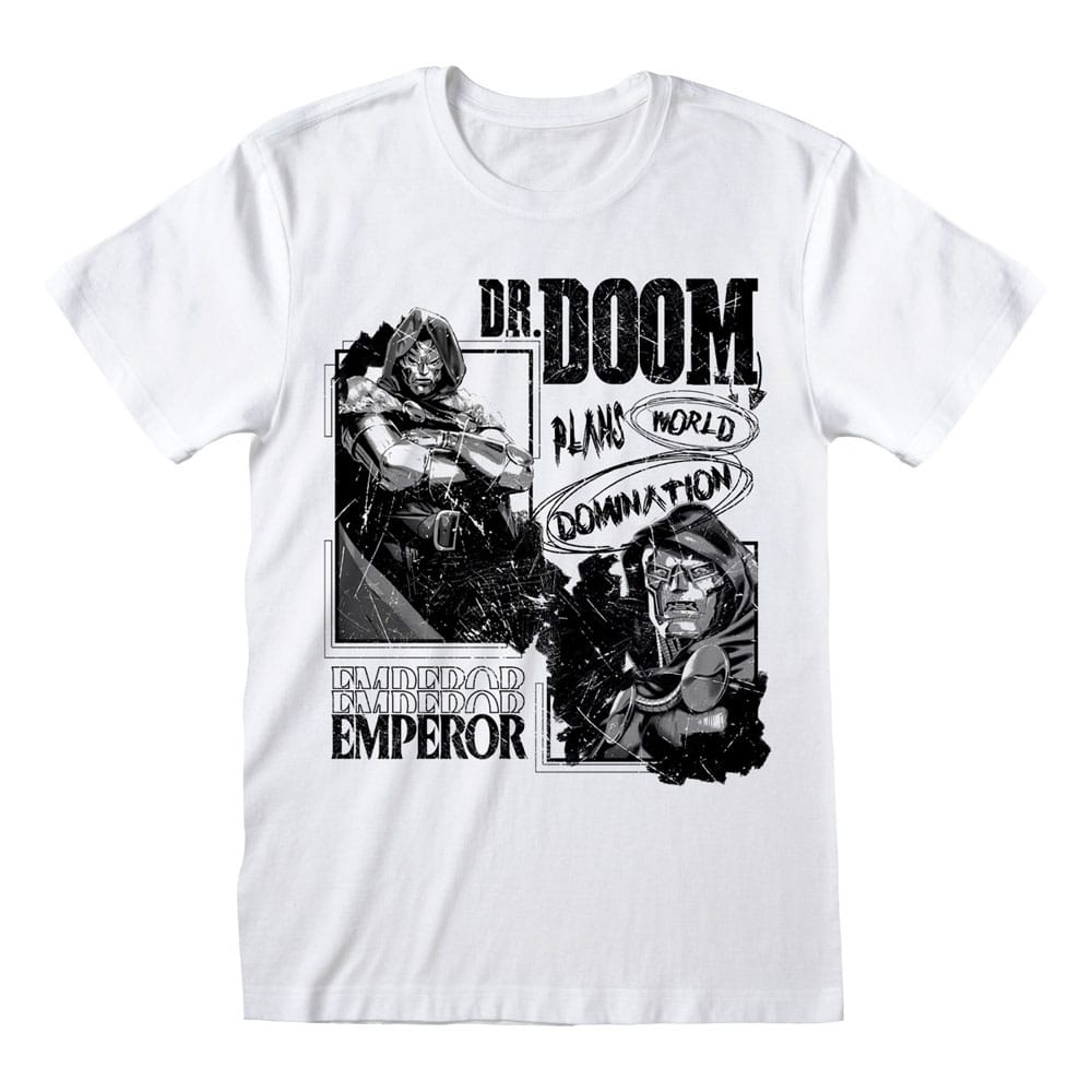 Marvel T-Shirt World Domination Größe L - Versand: 5-7 Tage nach Bestellung