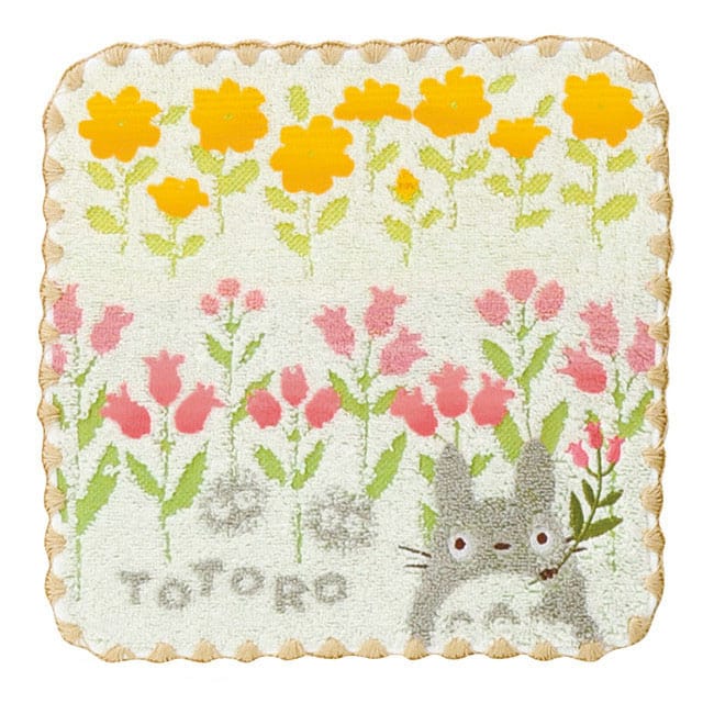 Mein Nachbar Totoro Mini-Handtuch Wild flowers 25 x 25 cm - Versand: 7 Tage nach Bestellung