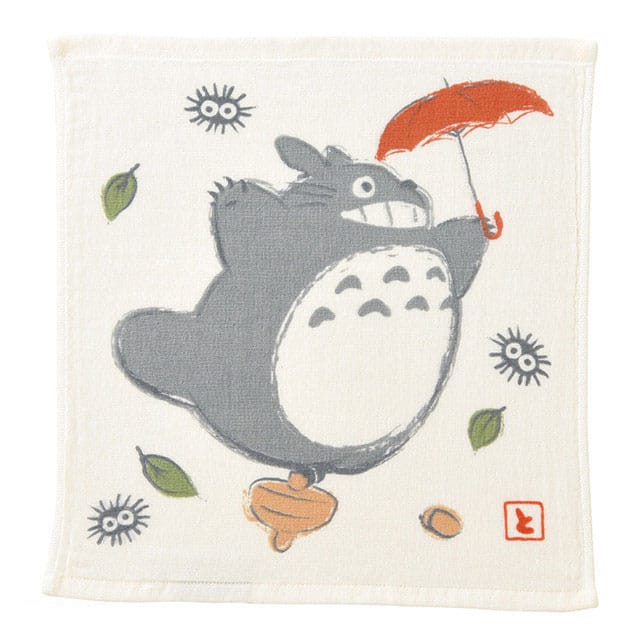 Mein Nachbar Totoro Imabari Mini-Handtuch Totoro Umbrella Big 34 x 36 cm - Preorder - ETA: 28.11.2026