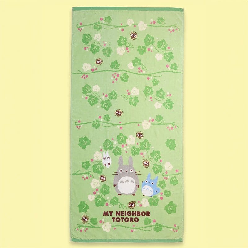 Mein Nachbar Totoro Handtuch Totoro Green Leaf 70 x 140 cm - Preorder - ETA: 24.12.2026