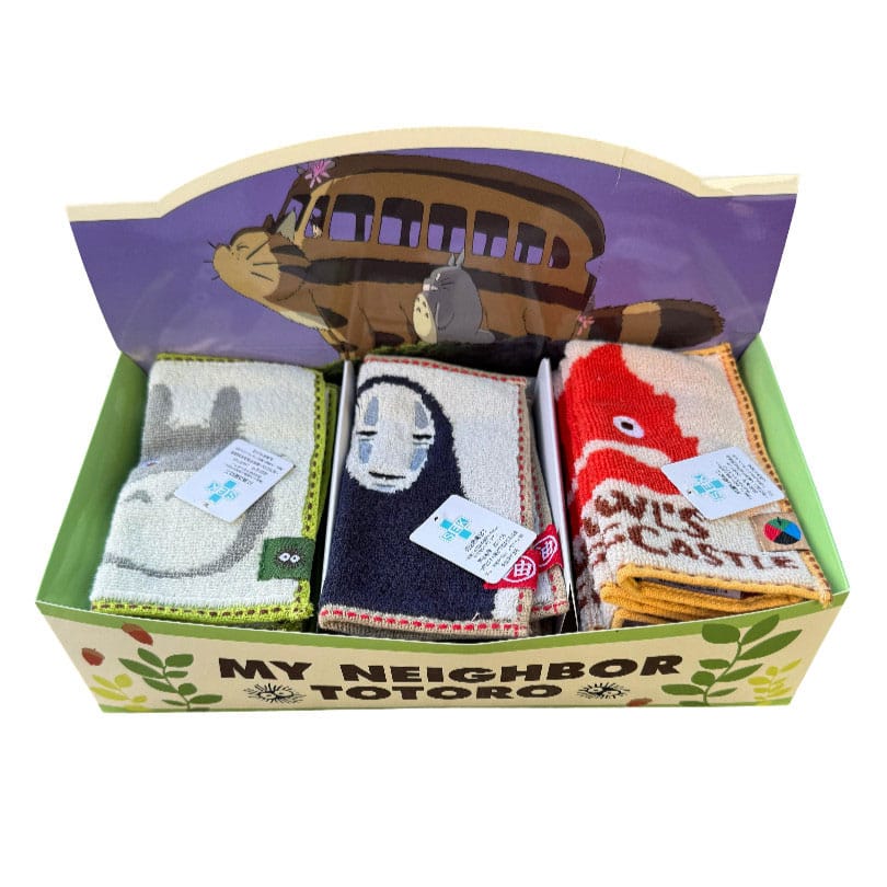 Studio Ghibli Mini-Handtücher 25 x 25 cm Display (10) - Versand: 7 Tage nach Bestellung