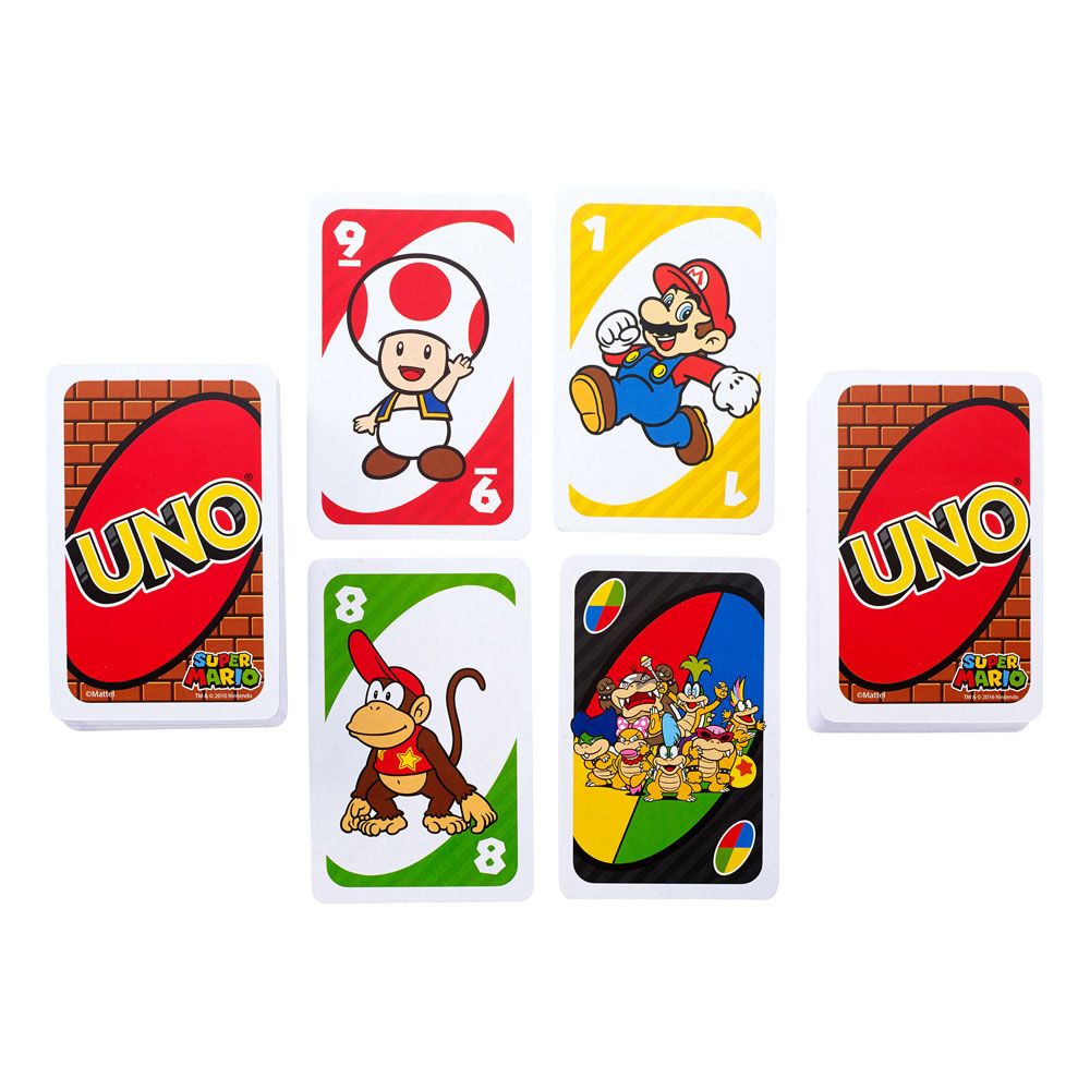 Super Mario Kartenspiel UNO - Versand: 5-7 Tage nach Bestellung