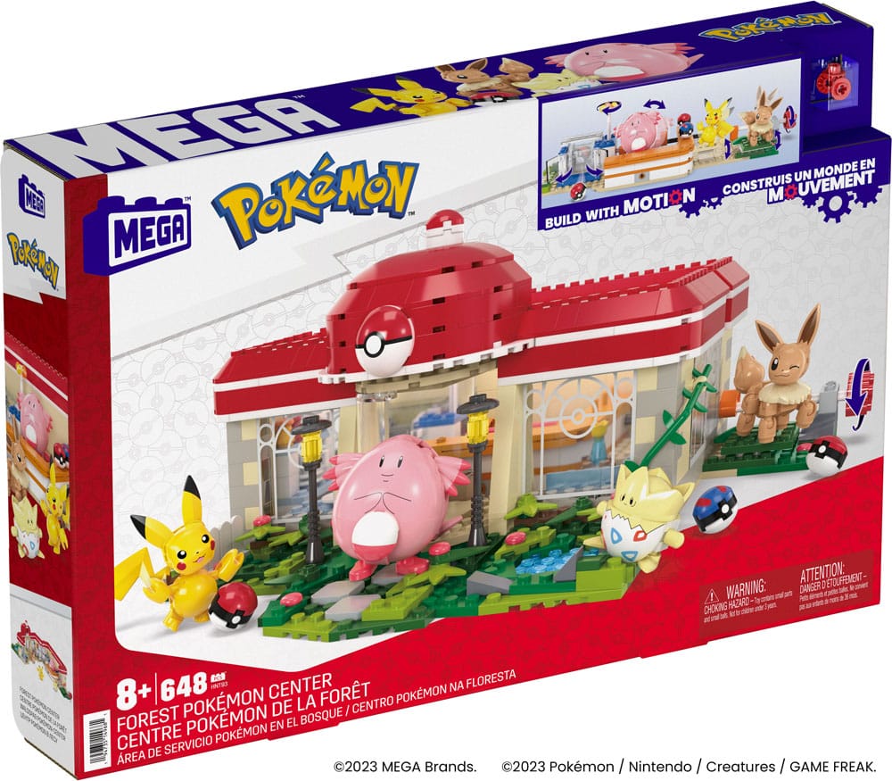 Pokémon Mega Construx Bauset Waldspaß Pokémon-Center - sofort verfügbar