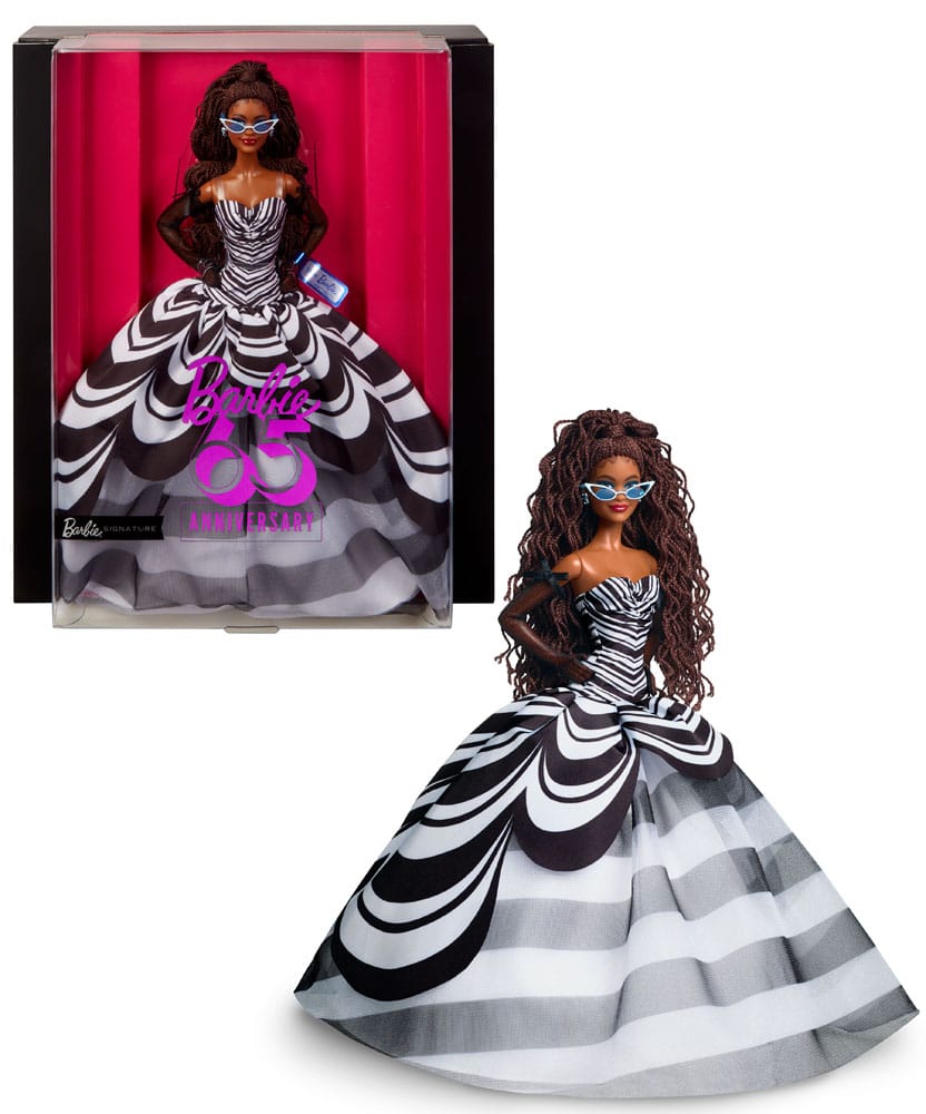 Barbie Signature Puppe 65th Anniversary Brunette - Versand: 5-7 Tage nach Bestellung