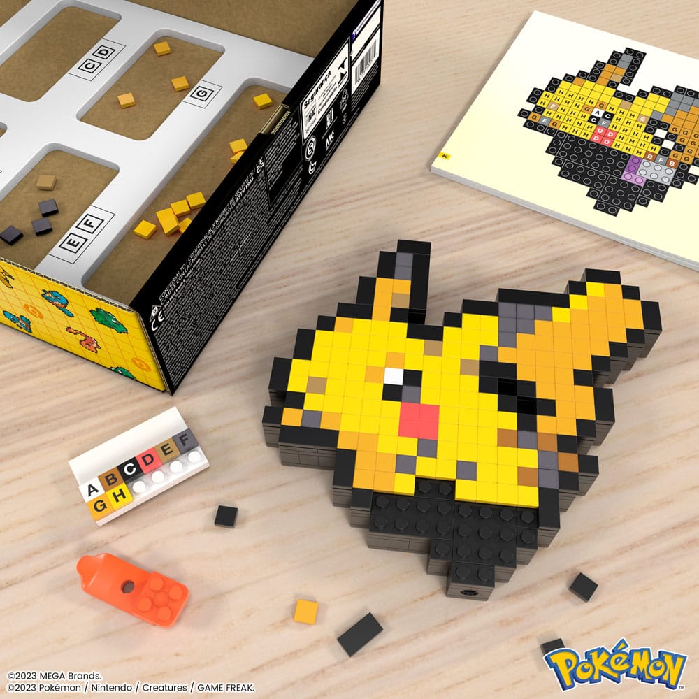 Pokémon MEGA Bauset Pikachu Pixel Art - Versand: 5-7 Tage nach Bestellung
