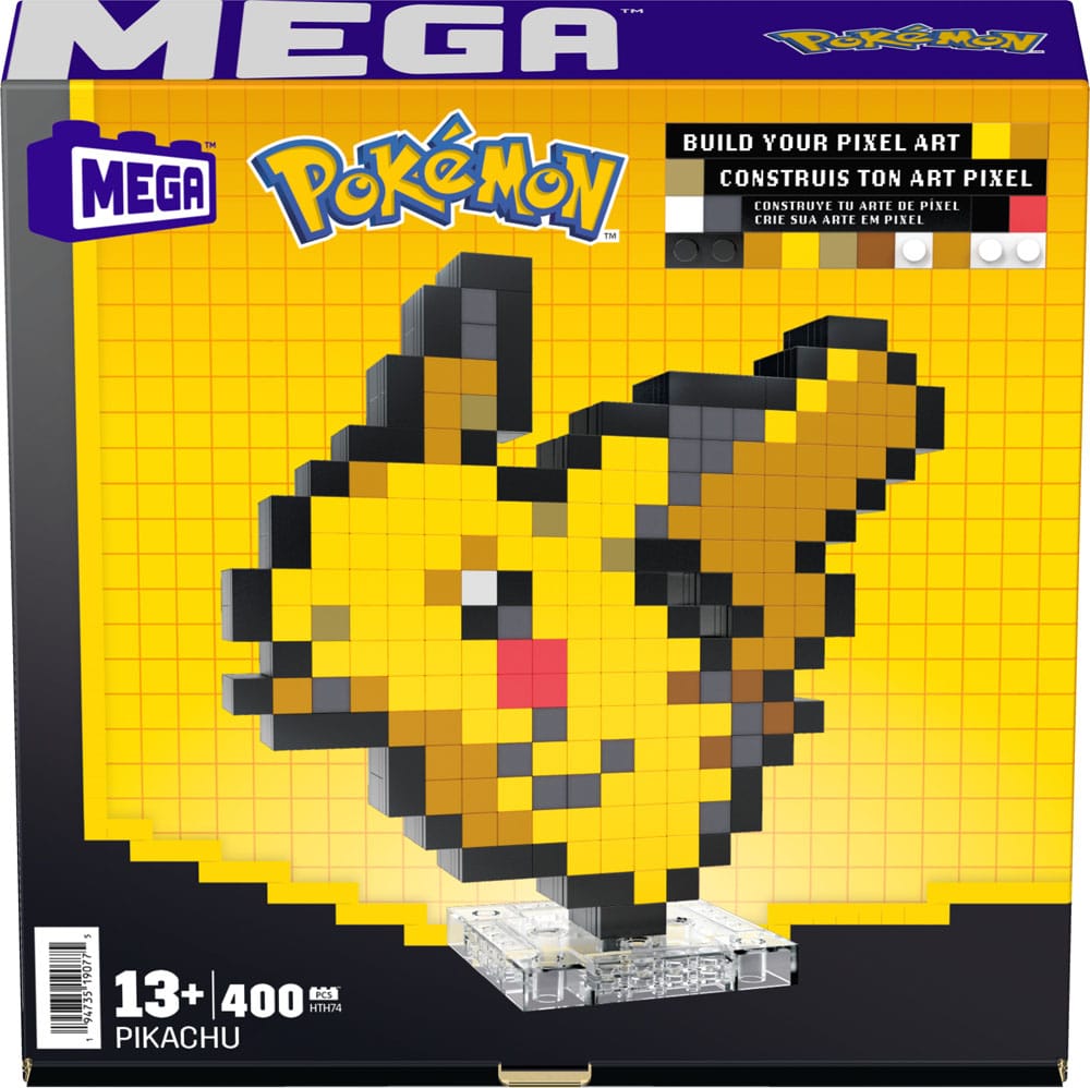 Pokémon MEGA Bauset Pikachu Pixel Art - Versand: 5-7 Tage nach Bestellung