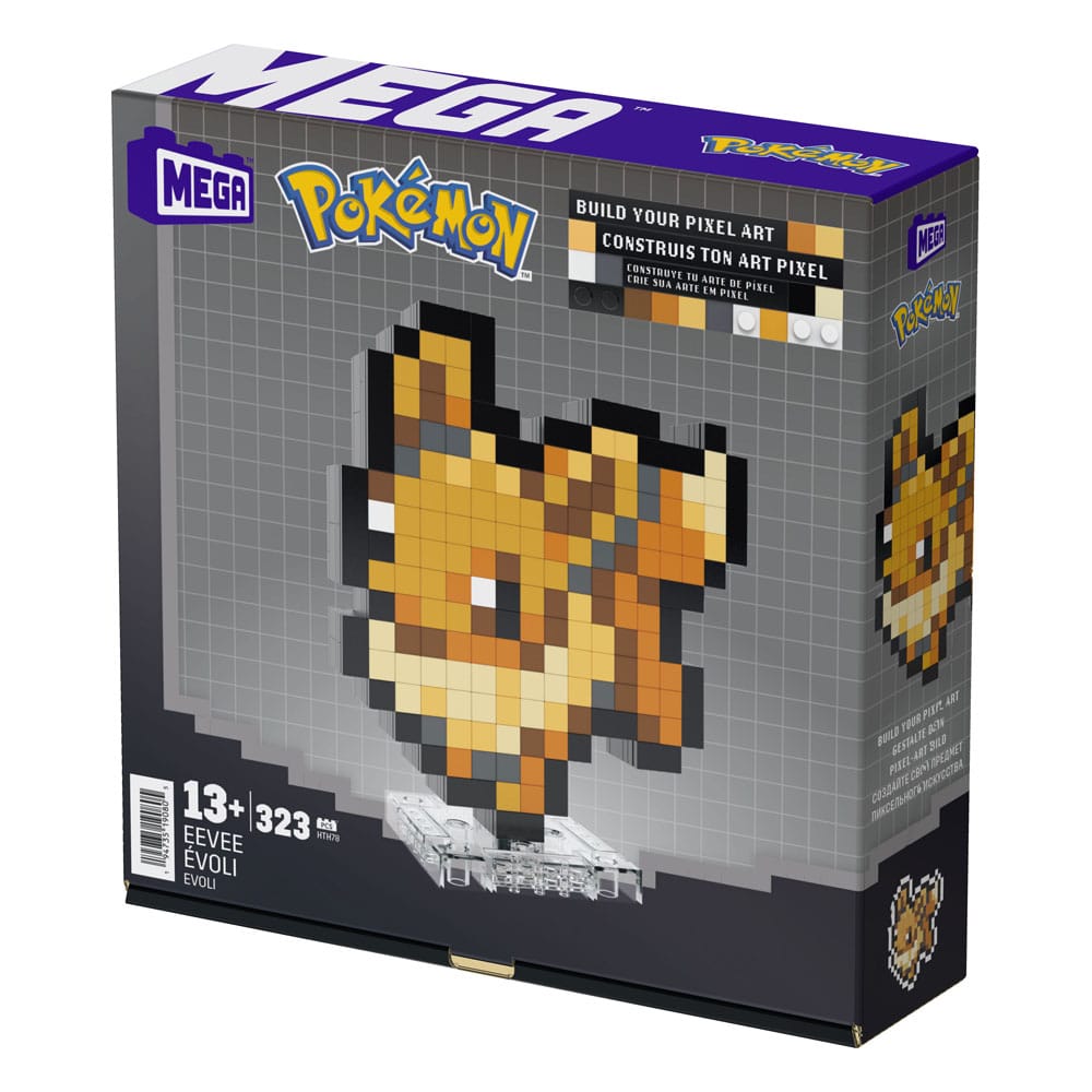 Pokémon MEGA Bauset Evoli Pixel Art - Preorder - ETA: 27.09.2025