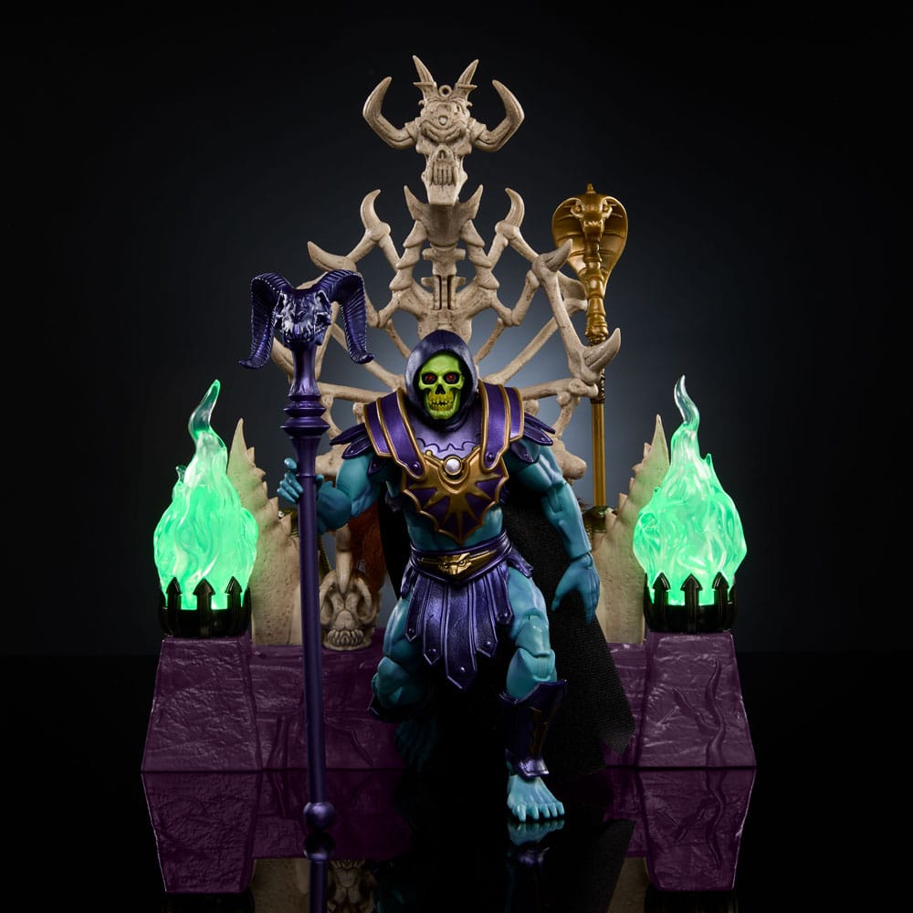 Masters of the Universe: New Eternia Masterverse Actionfigur Skeletor & Throne 18 cm - Versand: 5-7 Tage nach Bestellung