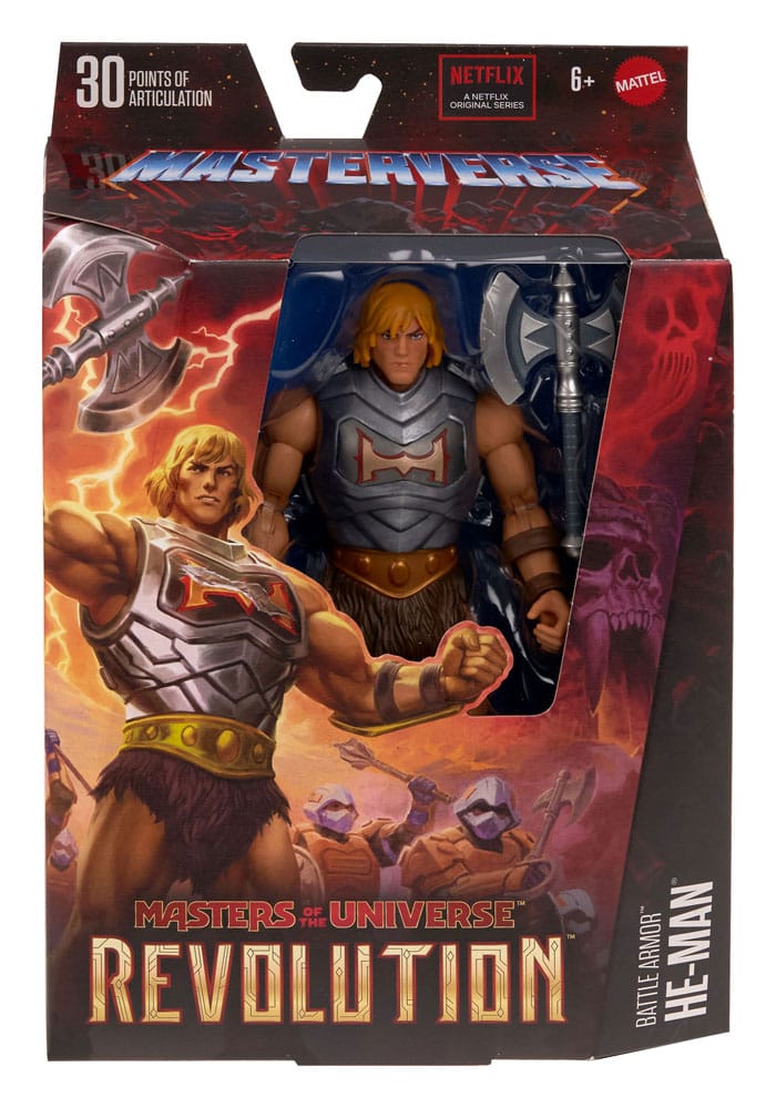 Masters of the Universe: Revolution Masterverse Actionfigur Battle Armor He-Man 18 cm - Versand: 5-7 Tage nach Bestellung