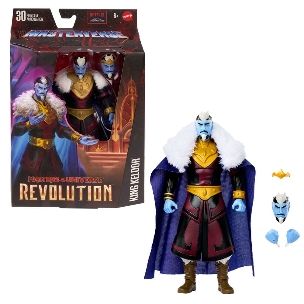 Masters of the Universe: Revolution Masterverse Actionfigur King Keldor 18 cm - Versand: 5-7 Tage nach Bestellung