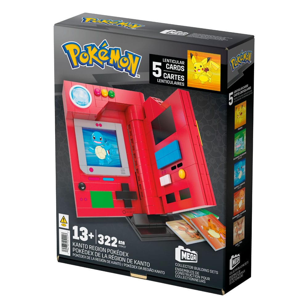 Pokémon MEGA Kanto-Region Pokédex - Versand: 5-7 Tage nach Bestellung