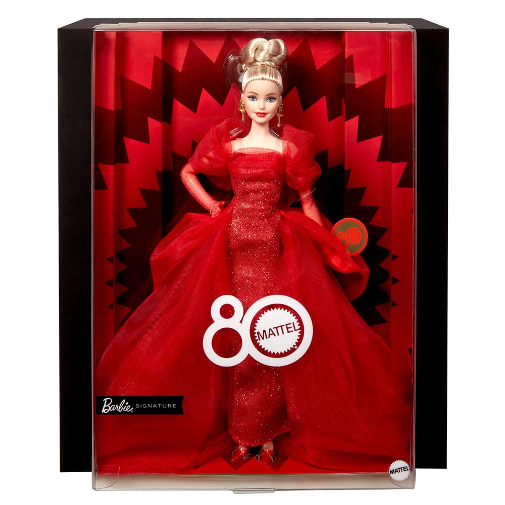 Barbie Signature Puppe 80th Anniversary Blonde - Versand: 5-7 Tage nach Bestellung