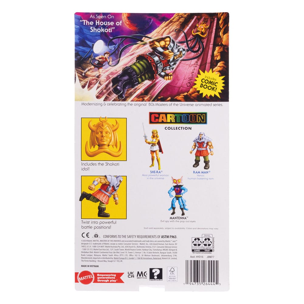 Masters of the Universe Origins Actionfigur Ram Man 14 cm - Versand: 5-7 Tage nach Bestellung