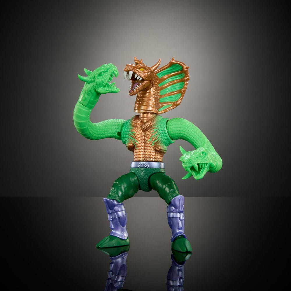 MOTU x TMNT: Turtles of Grayskull Deluxe Actionfigur King Hiss 14 cm - Versand: 5-7 Tage nach Bestellung