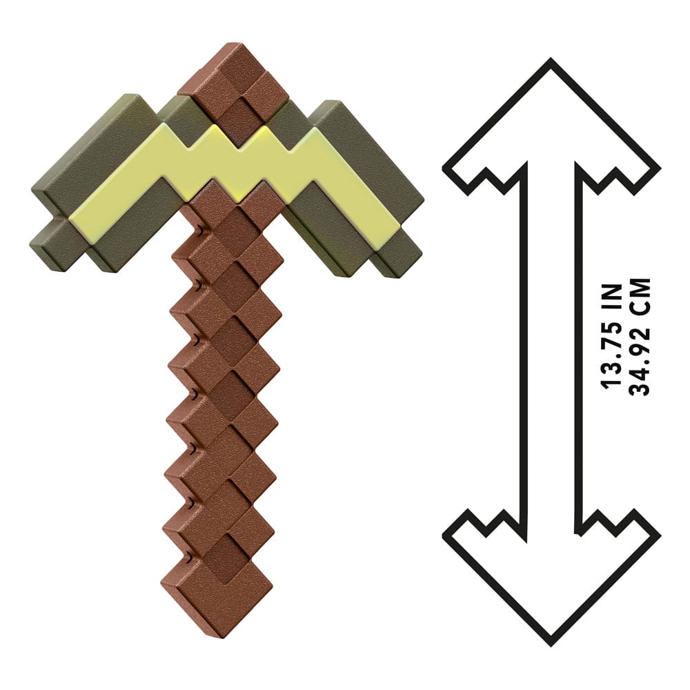Minecraft Roleplay-Replik Goldene Spitzhacke - Versand: 5-7 Tage nach Bestellung