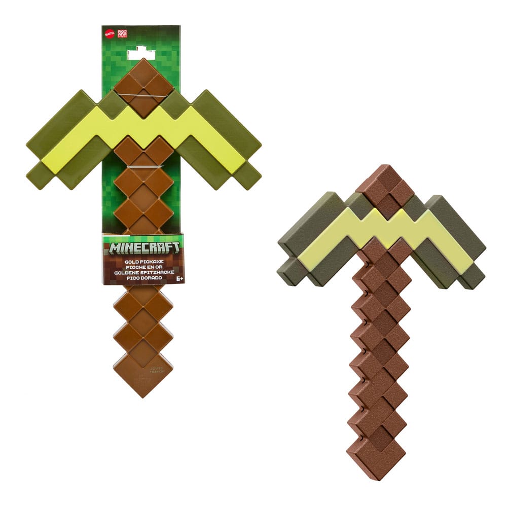 Minecraft Roleplay-Replik Goldene Spitzhacke - Versand: 5-7 Tage nach Bestellung