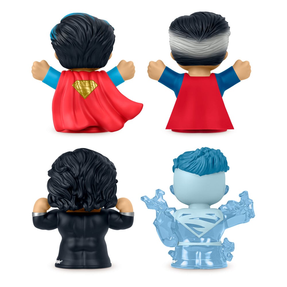 DC Comics Little People Collector Minifiguren 4er-Pack Superman: Through the Ages 7 cm - Versand: 5-7 Tage nach Bestellung