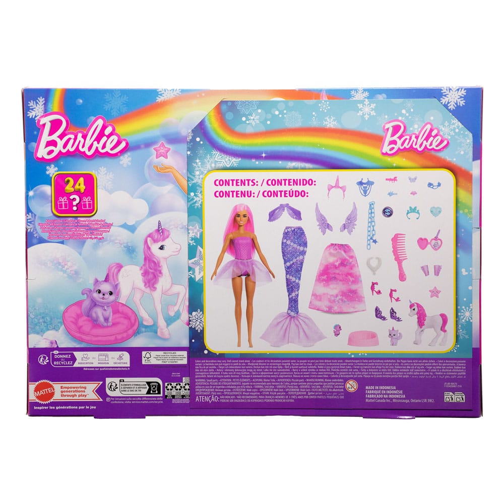 Barbie Adventskalender mit Puppe Fantasy - Versand: 5-7 Tage nach Bestellung