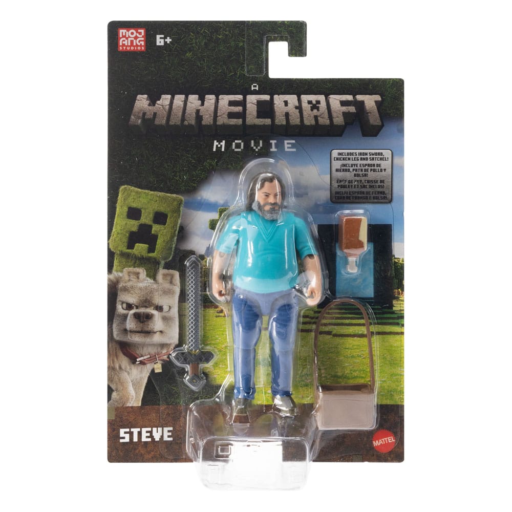 Ein Minecraft Film Actionfigur Steve 10 cm - Preorder - ETA: 27.12.2025