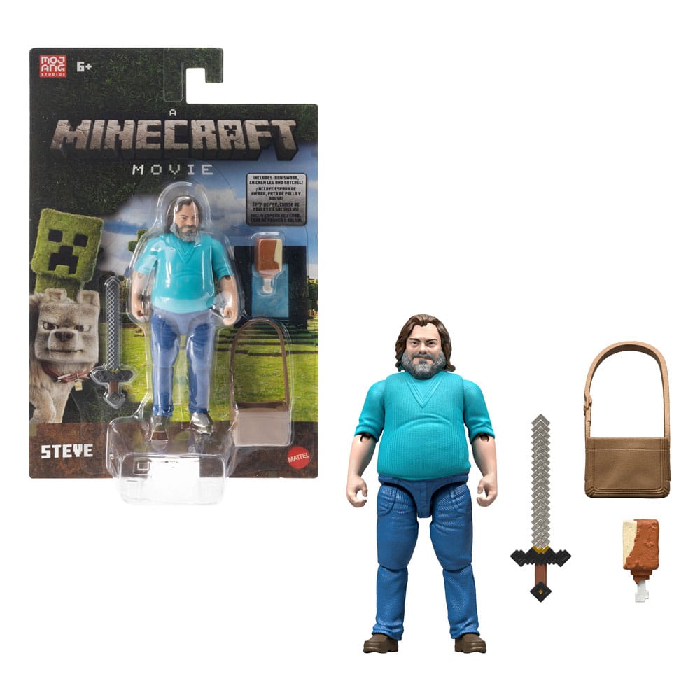 Ein Minecraft Film Actionfigur Steve 10 cm - Preorder - ETA: 27.12.2025