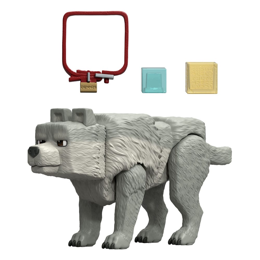 Ein Minecraft Film Actionfigur Dennis der Wolf 10 cm - Preorder - ETA: 27.12.2025