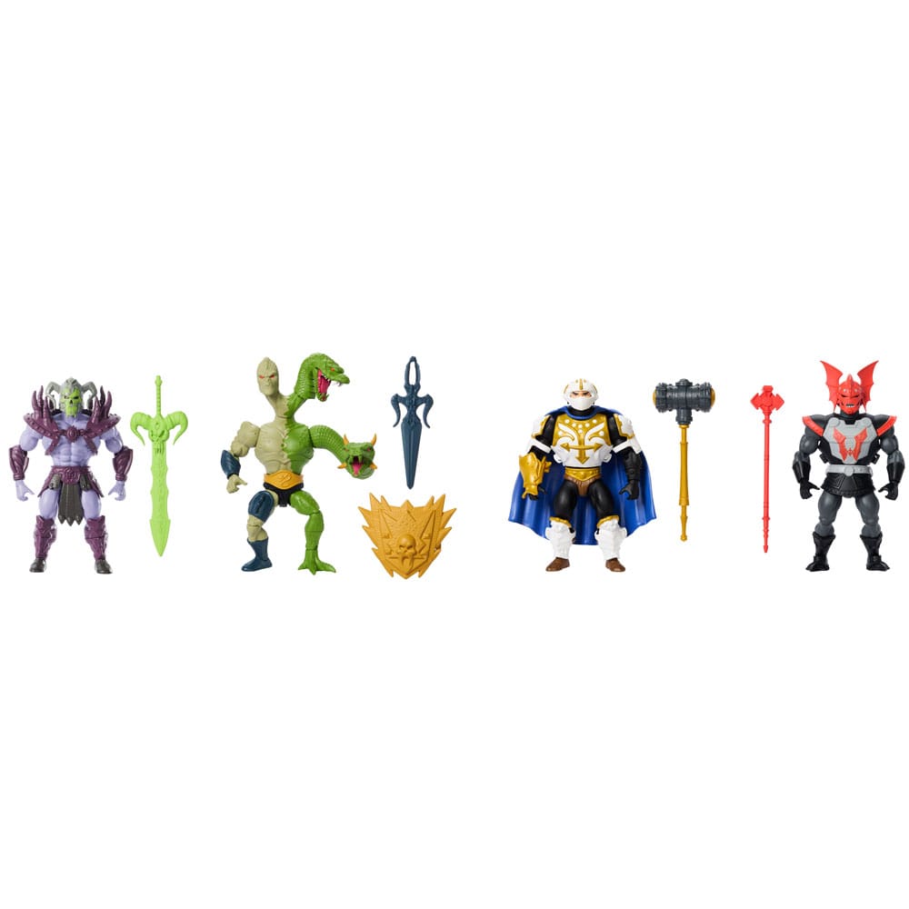 Masters of the Universe Origins Actionfiguren 4er-Pack heo exclusive 14 cm - Versand: 5-7 Tage nach Bestellung